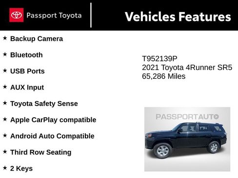 Used 2021 Toyota 4Runner SR5 AWD/4WD image 5