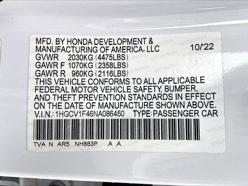 Used 2022 Honda Accord Sport Special Edition image 17