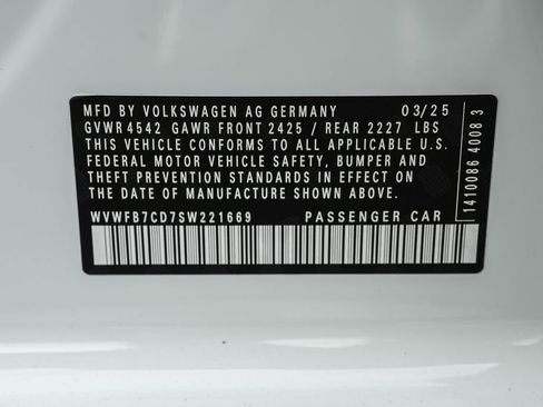 New 2025 Volkswagen Golf R Black Edition image 45