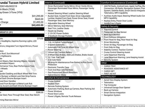 Used 2025 Hyundai Tucson Limited AWD/4WD image 54