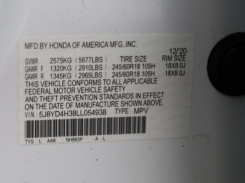 Used 2020 Acura MDX SH-AWD image 24