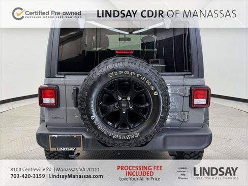 Certified 2020 Jeep Wrangler Unlimited Sport AWD/4WD image 8