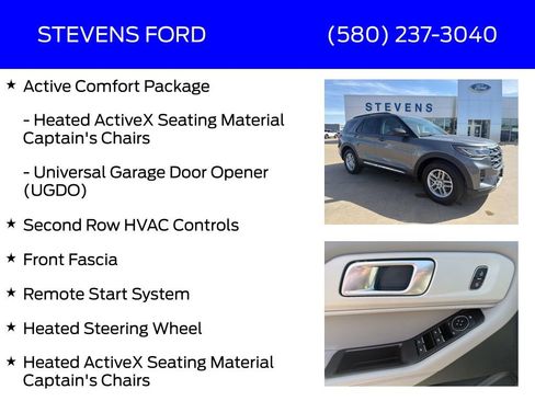 Used 2025 Ford Explorer Active w/ Active Comfort Package RWD image 12