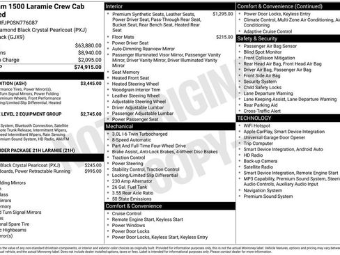 Used 2025 RAM 1500 Laramie w/ Night Edition AWD/4WD image 7
