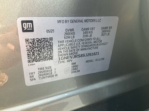 Used 2025 Chevrolet Traverse Z71 w/ Enhanced Driving Package AWD/4WD image 18