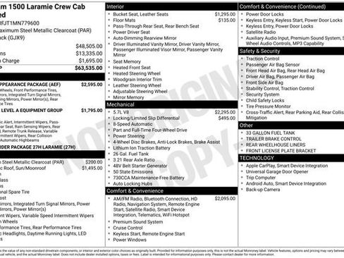 Used 2021 RAM 1500 Laramie w/ Sport Appearance Package image 11