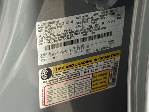 New 2026 Ford Expedition Platinum w/ Stealth Appearance Package image 35