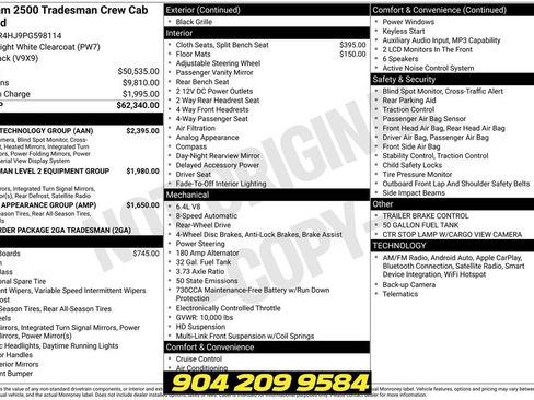 Used 2023 RAM 2500 Tradesman w/ Towing Technology Group RWD image 2