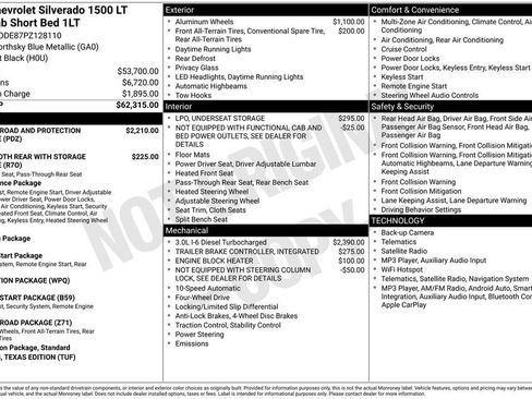 Certified 2023 Chevrolet Silverado 1500 LT AWD/4WD image 36