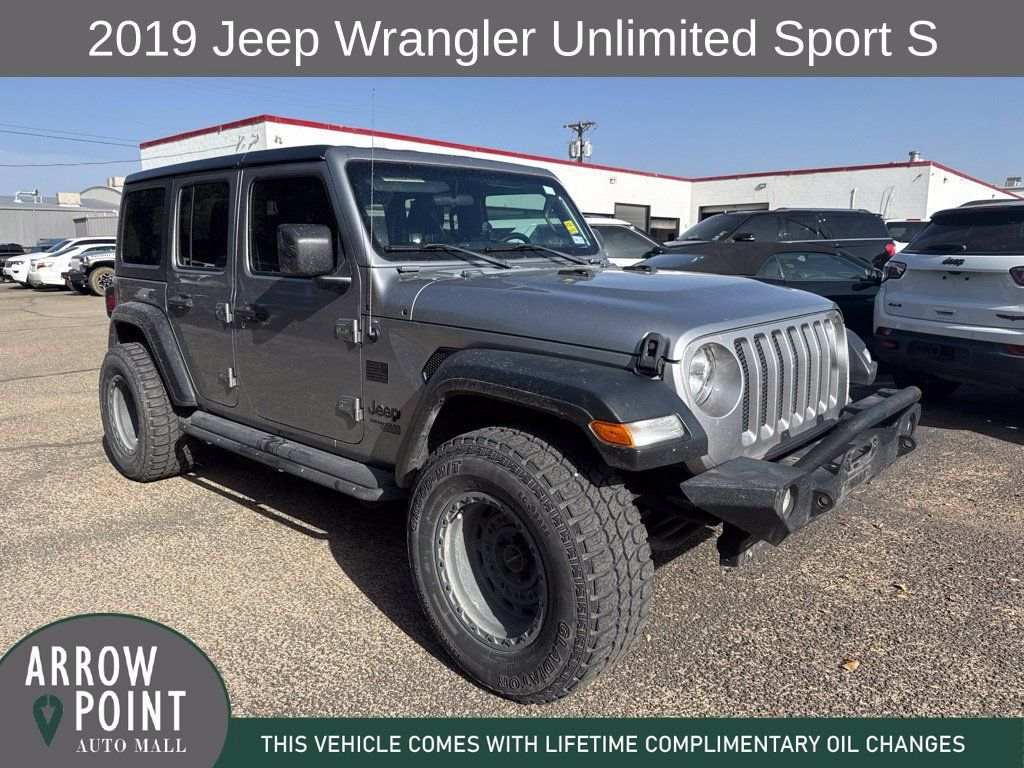 Used 2019 Jeep Wrangler Unlimited Sport S AWD/4WD image 1