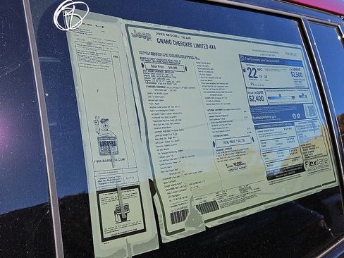 New 2025 Jeep Grand Cherokee Limited w/ Black Appearance Package image 3