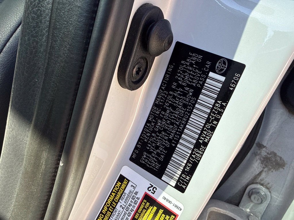 Used 2024 Toyota Camry SE w/ Cold Weather Package FWD image 26