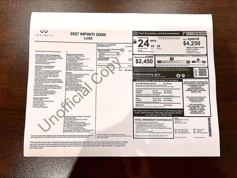 New 2027 INFINITI QX60 Luxe FWD image 41