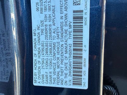 Certified 2026 Honda CR-V EX-L image 30