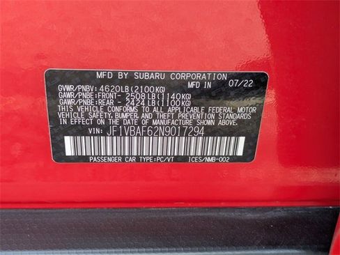 Used 2022 Subaru WRX Premium image 32