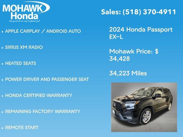 Certified 2024 Honda Passport EX-L image 16
