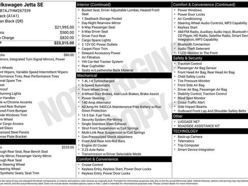 Used 2017 Volkswagen Jetta SE FWD image 1
