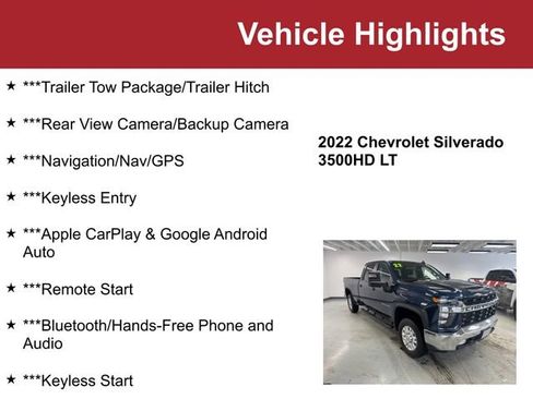 Used 2022 Chevrolet Silverado 3500 LT image 2