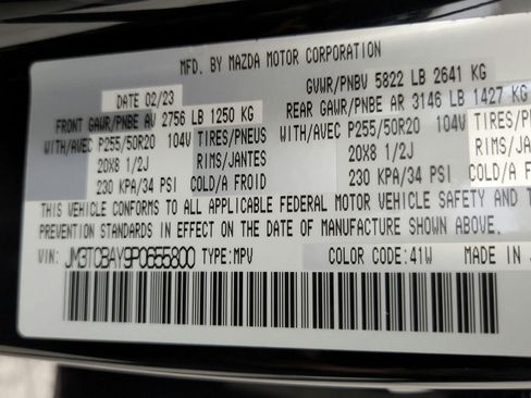 Used 2023 MAZDA CX-9 Touring Plus AWD/4WD image 20