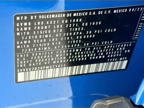 Used 2023 Volkswagen Taos SE w/ Panoramic Sunroof Package FWD image 33