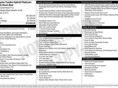 Used 2023 Toyota Tundra Platinum