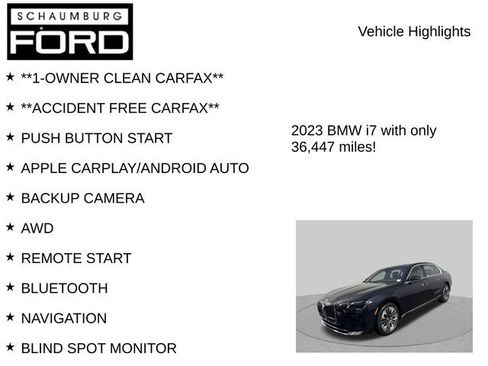 Used 2023 BMW i7 xDrive60 AWD/4WD image 7