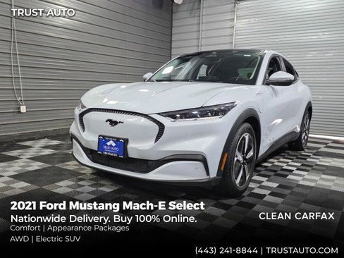 Used 2021 Ford Mustang Mach-E Select w/ Comfort/Appearance Package AWD/4WD image 1
