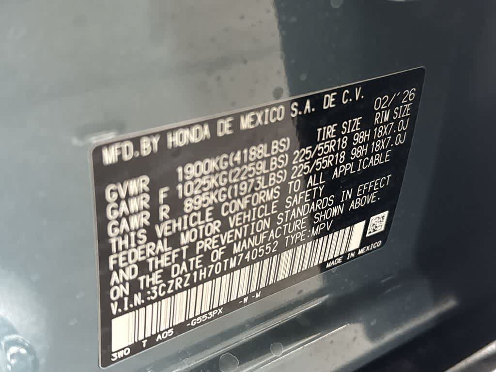 New 2026 Honda HR-V EX-L image 28