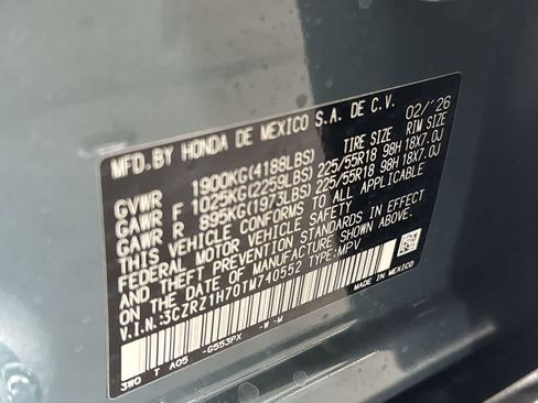 New 2026 Honda HR-V EX-L image 28