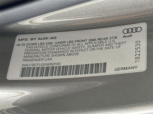 Certified 2025 Audi A5 2.0T Premium w/ Convenience Package AWD/4WD image 32