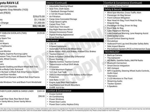 Certified 2023 Toyota RAV4 LE AWD/4WD image 31