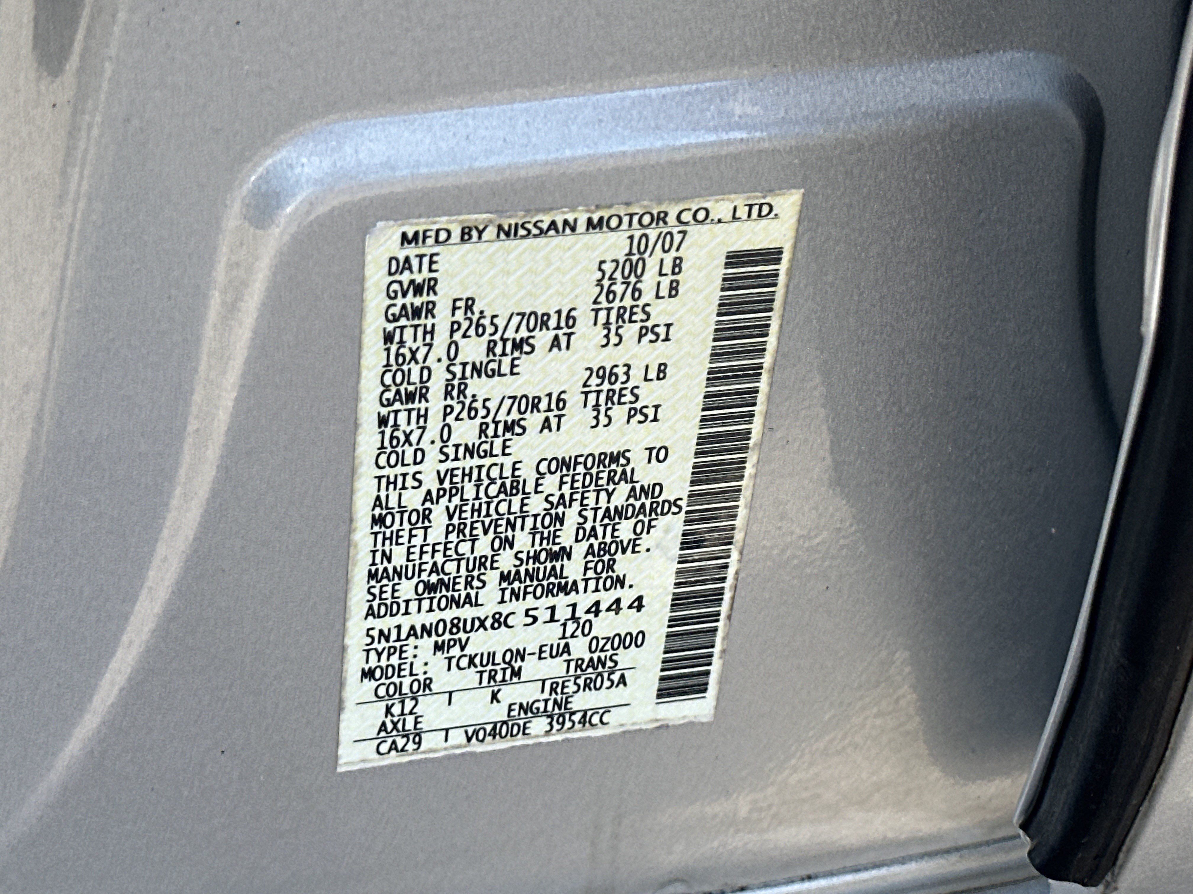 Used 2008 Nissan Xterra X RWD image 30