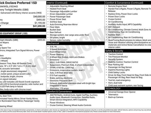 Used 2020 Buick Enclave Preferred image 4