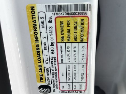 Used 2016 Ford Explorer XLT w/ Equipment Group 202A image 37