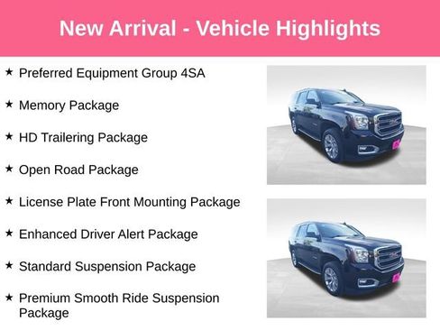 Used 2019 GMC Yukon SLT w/ Open Road Package AWD/4WD image 2