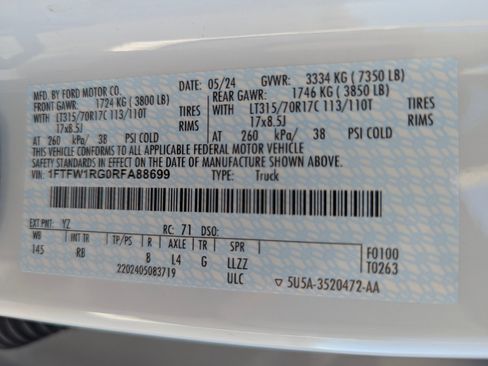 Used 2024 Ford F150 Raptor image 38