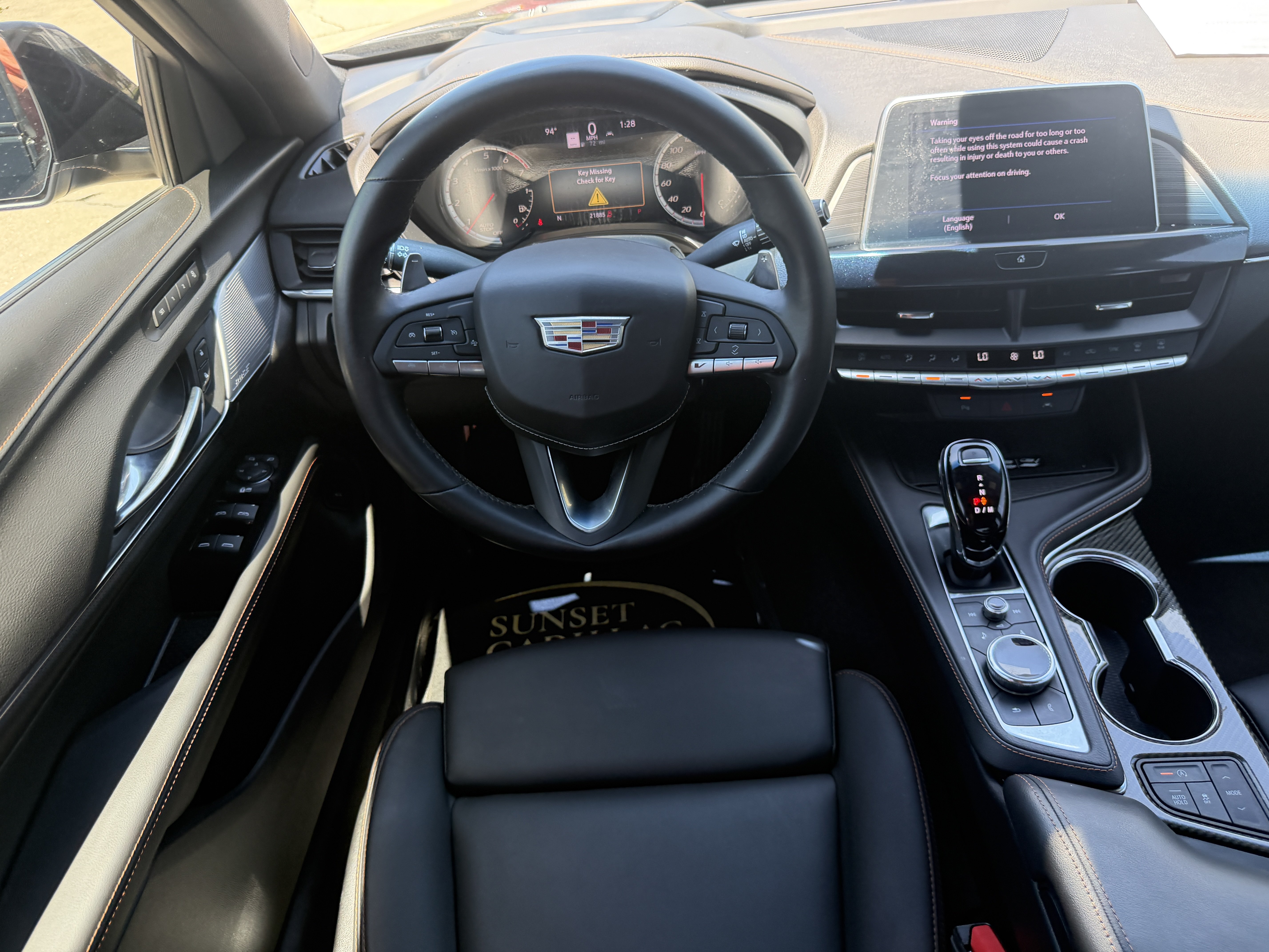 Certified 2023 Cadillac CT4 V w/ Navigation Package RWD image 13