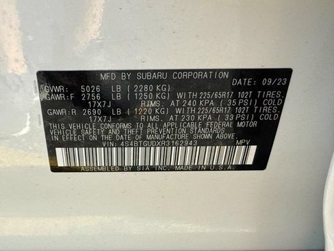 Used 2024 Subaru Outback Wilderness AWD/4WD image 24