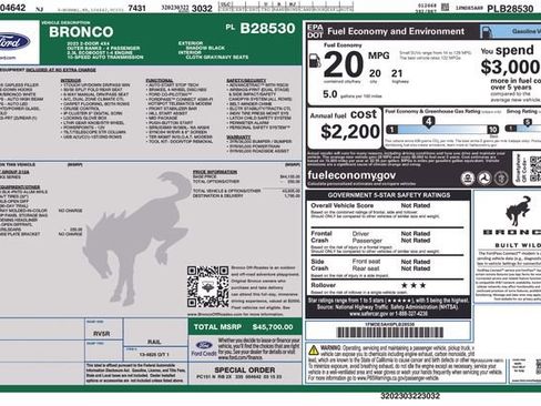 Used 2023 Ford Bronco Outer Banks image 6