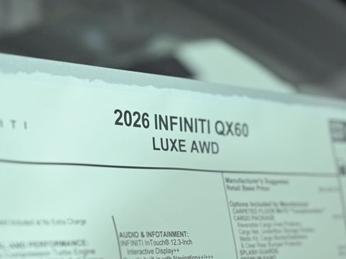 New 2026 INFINITI QX60 Luxe w/ Cargo Package image 32