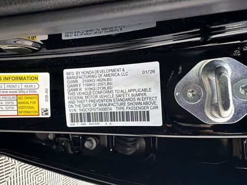 New 2026 Honda Accord EX-L image 33