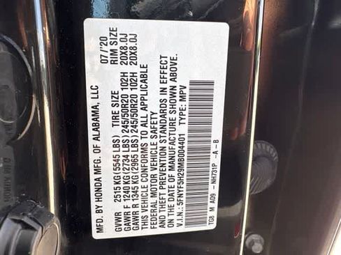 Used 2021 Honda Pilot Special Edition image 26