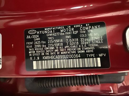 Used 2025 Hyundai Kona SEL AWD/4WD image 15