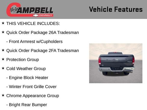 Used 2015 RAM 2500 Tradesman w/ Chrome Appearance Group image 5