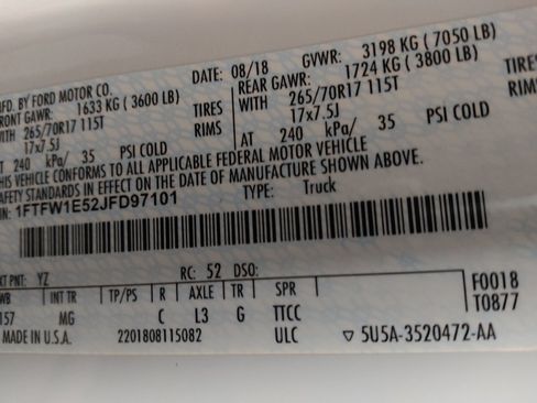 Used 2018 Ford F150 XLT w/ Equipment Group 301A Mid AWD/4WD image 33