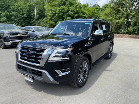 Used 2024 Nissan Armada Platinum w/ Captain's Chairs Package AWD/4WD image 1