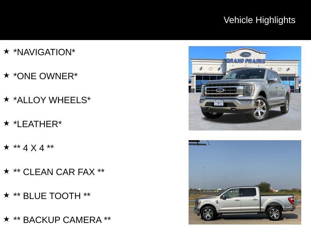 Certified 2023 Ford F150 Lariat w/ Equipment Group 502A High AWD/4WD image 4