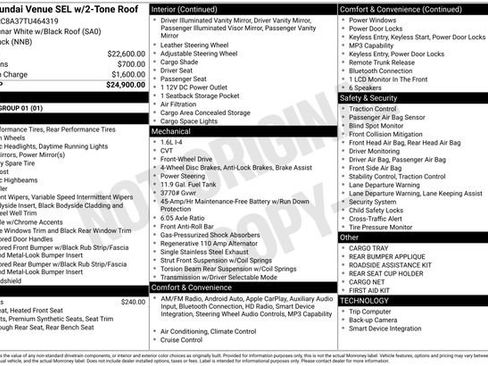 New 2026 Hyundai Venue SEL FWD image 43
