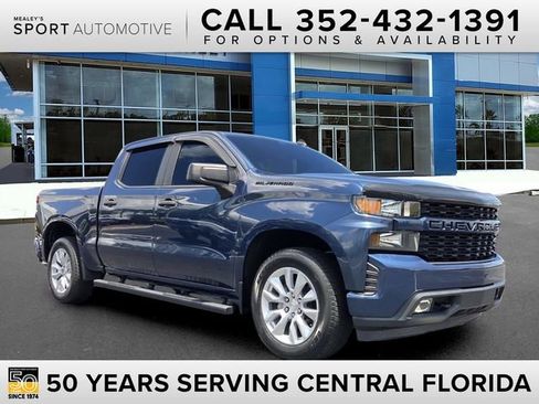 Used 2022 Chevrolet Silverado 1500 Custom w/ LPO, Dark Essentials Package RWD image 1
