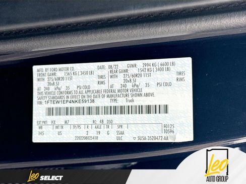 Used 2022 Ford F150 XLT w/ Equipment Group 302A High AWD/4WD image 34